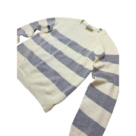 Scotch & Soda Acapulco Blue and White Striped Knit Sweater Women’s Petite Small - Picture 2 of 6